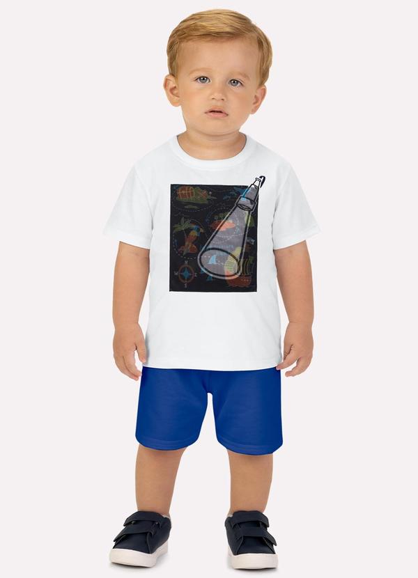 Conjunto Infantil Menino Lanterna Branco