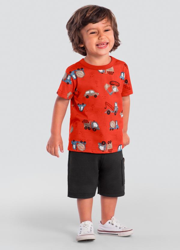 Conjunto Infantil Menino Laranja