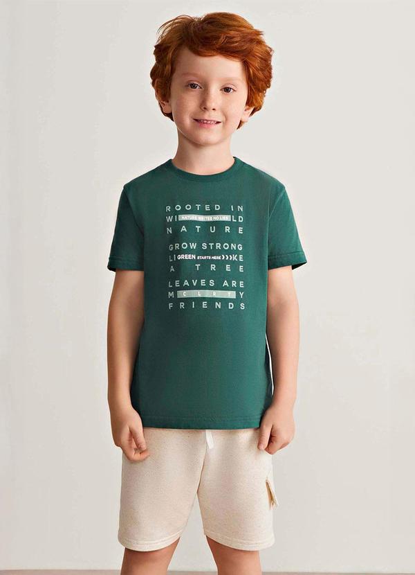 Conjunto Infantil Menino Nature Puff Verde