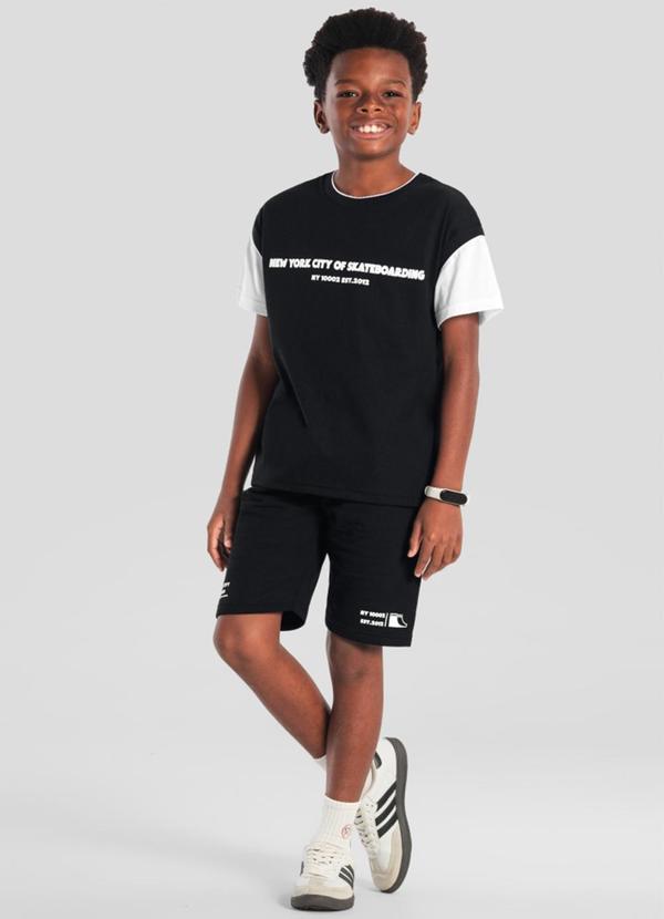 Conjunto Infantil Menino Oversized Preto