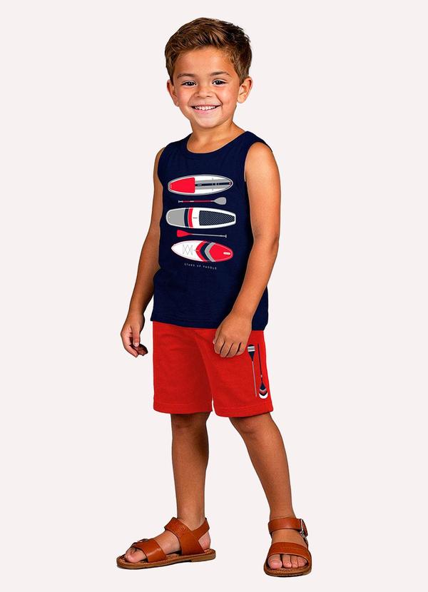 Conjunto Infantil Menino Prancha Azul Marinho