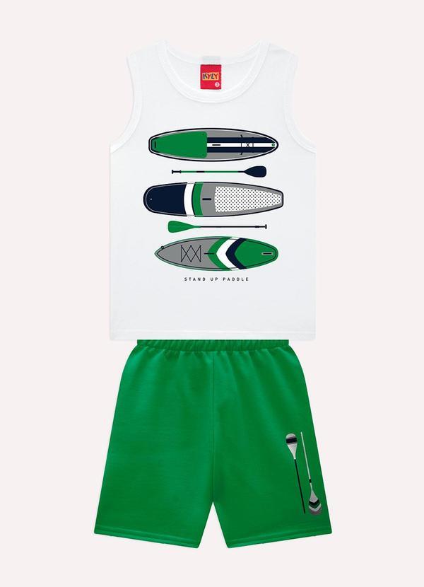 Conjunto Infantil Menino Prancha Branco