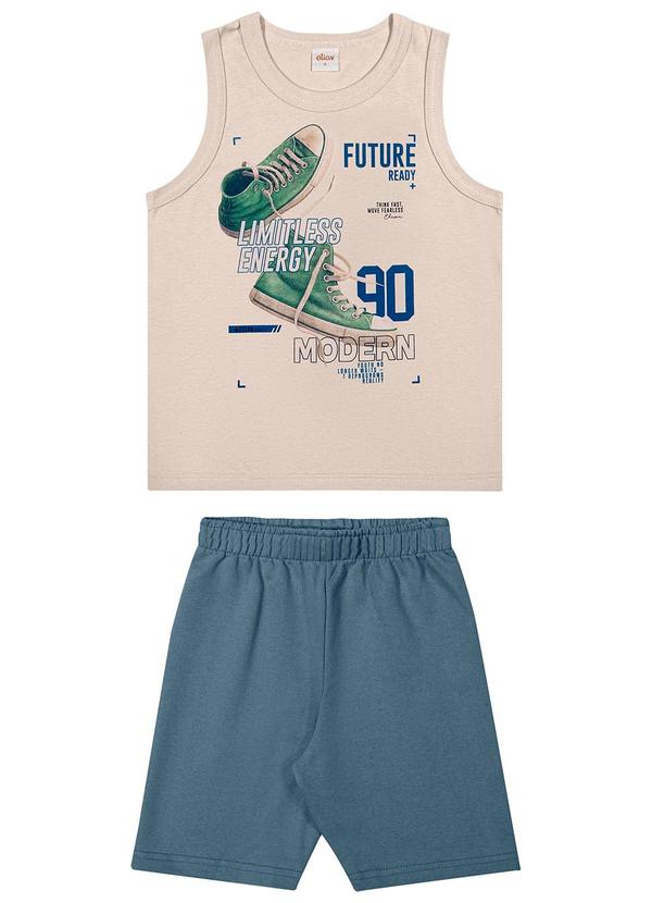 Conjunto Infantil Menino Regata Urban Bege