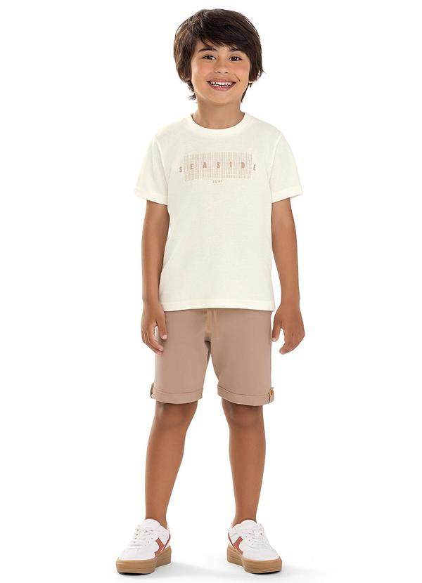 Conjunto Infantil Menino Seaside Puff Bege