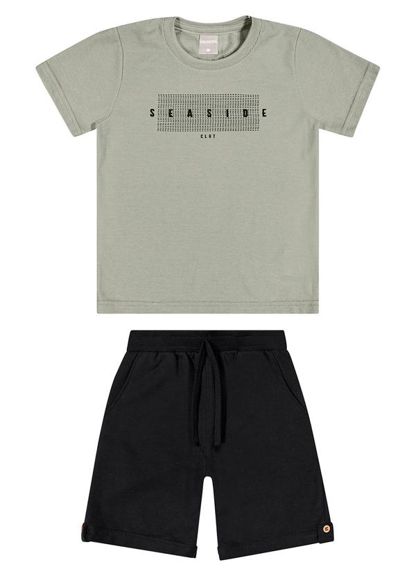 Conjunto Infantil Menino Seaside Puff Verde
