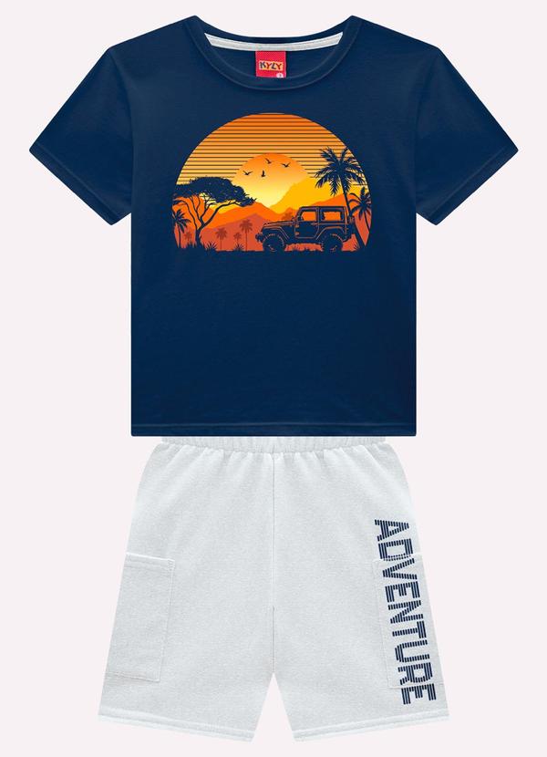 Conjunto Infantil Menino Selva Azul