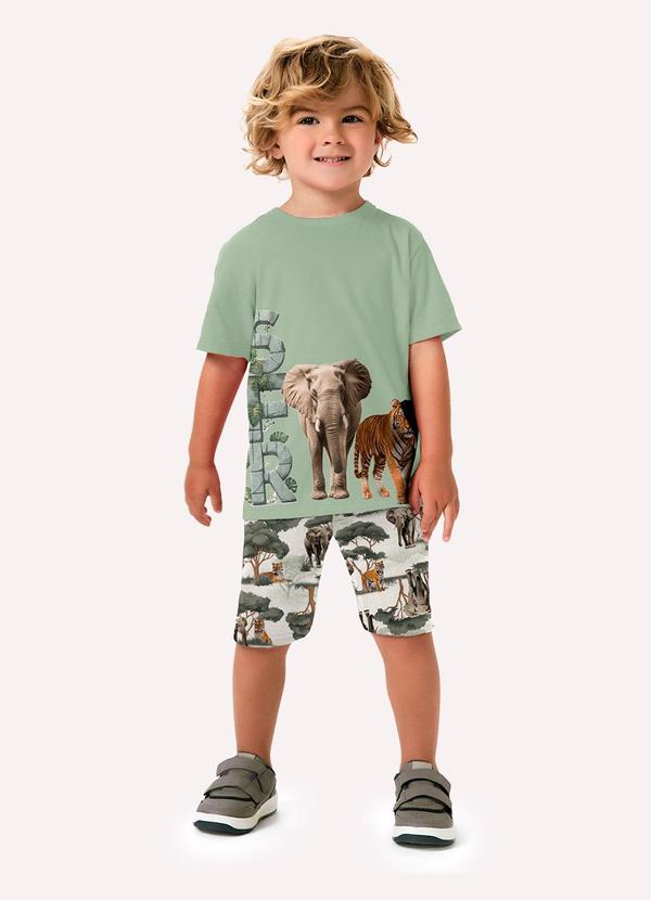 Conjunto Infantil Menino Selva Verde
