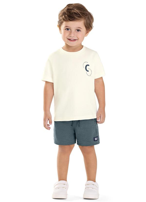 Conjunto Infantil Menino Urban Relevo Bege