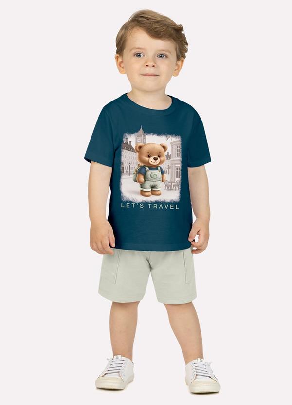 Conjunto Infantil Menino Ursinho Azul