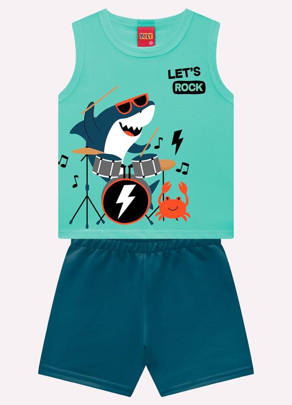 Conjunto Infantil Menino Ursinho Verde