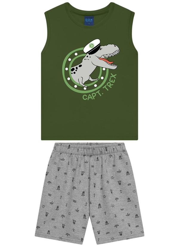 Vista 2 Conjunto Infantil Menino Verde Ddk Ddk