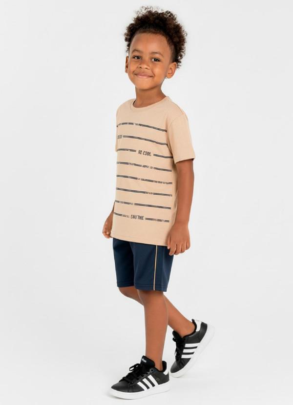 Vista 2 Conjunto Infantil para Menino Guloseima Bege GULOSEIMA