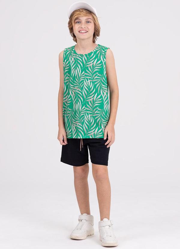 Vista 2 Conjunto Infantil Poliplex Folhas Verde VIDA COSTEIRA VIDA COSTEIRA
