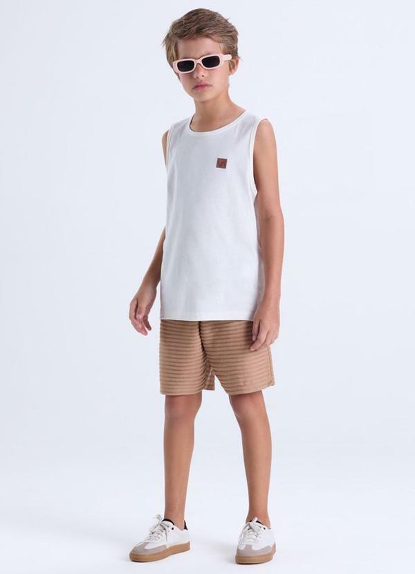 Vista 2 Conjunto Infantil Regata Fresquinha Off White VIDA COSTEIRA VIDA COSTEIRA