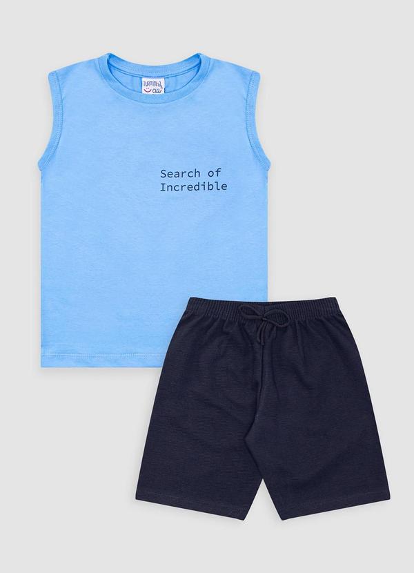 Vista 2 Conjunto Infanto-Juvenil Masculina Riviera Az Turminha Turminha
