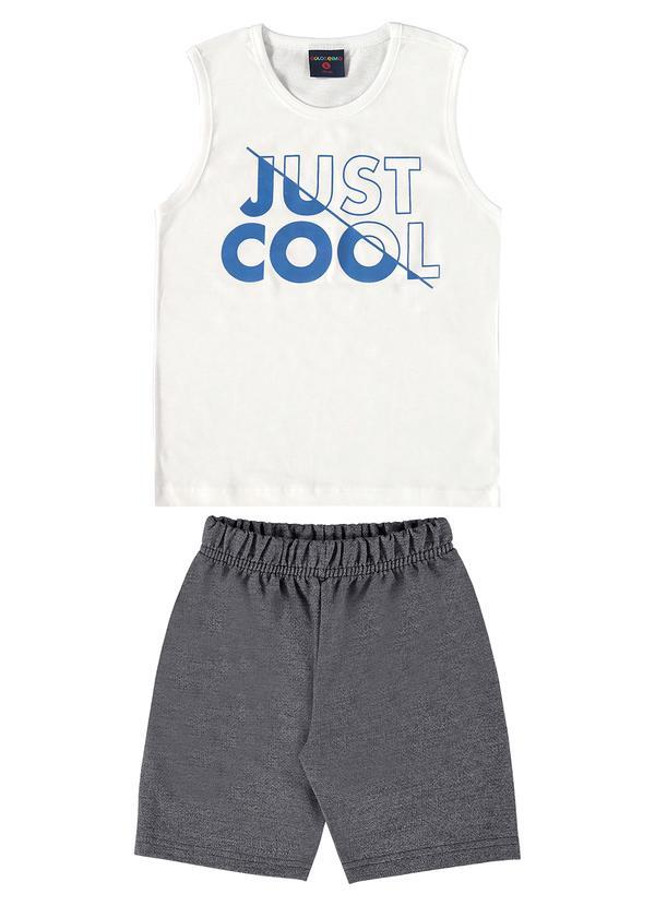 Vista 2 Conjunto Just Cool para Menino Branco GULOSEIMA GULOSEIMA
