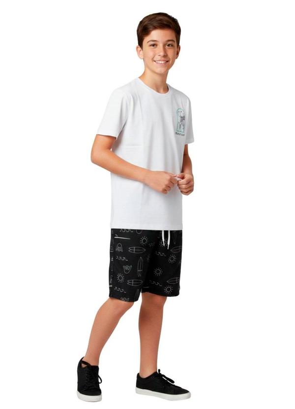 Conjunto Juvenil Menino Verão Beach Club Branco