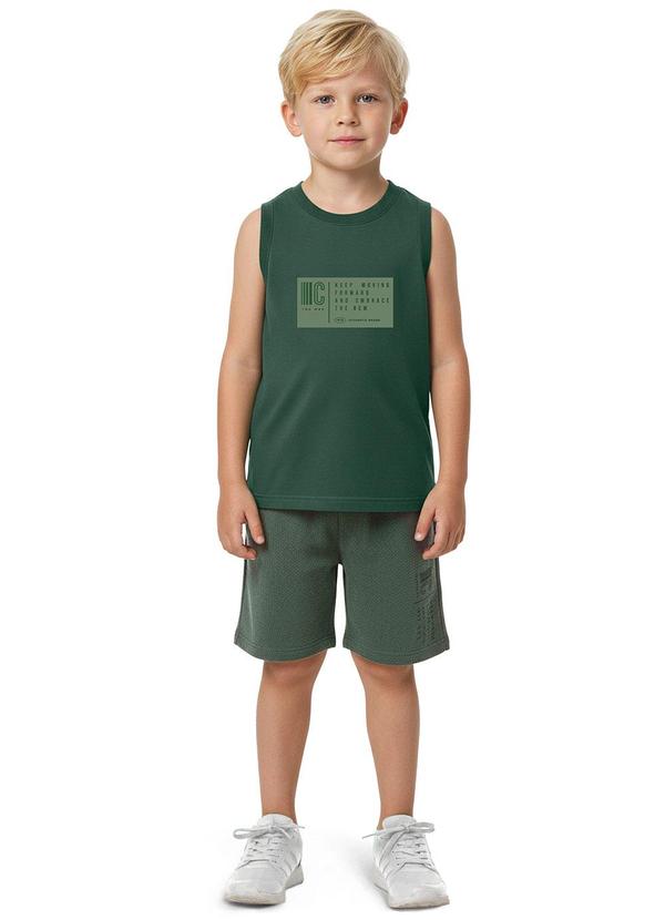 Conjunto Keep Moving Forward Verde Escuro