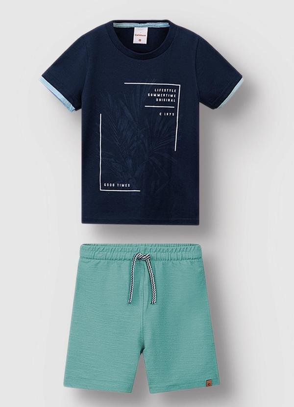 Vista 2 Conjunto Lifestyle Summertime Good Time Azul Carinhoso Carinhoso