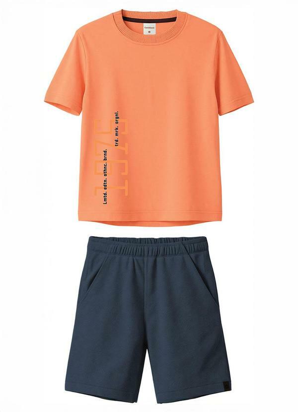 Conjunto Limited Edition com Linho Laranja