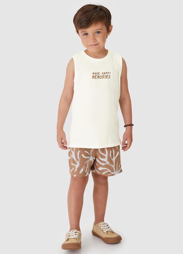 Vista 2 Conjunto Make Happy Memories Off White Carinhoso Carinhoso