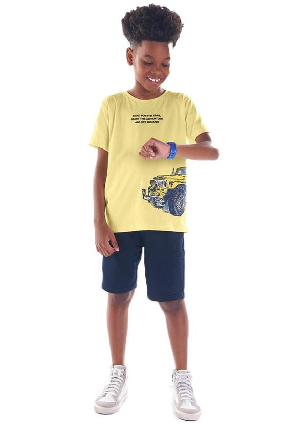 Conjunto Malha Amarelo