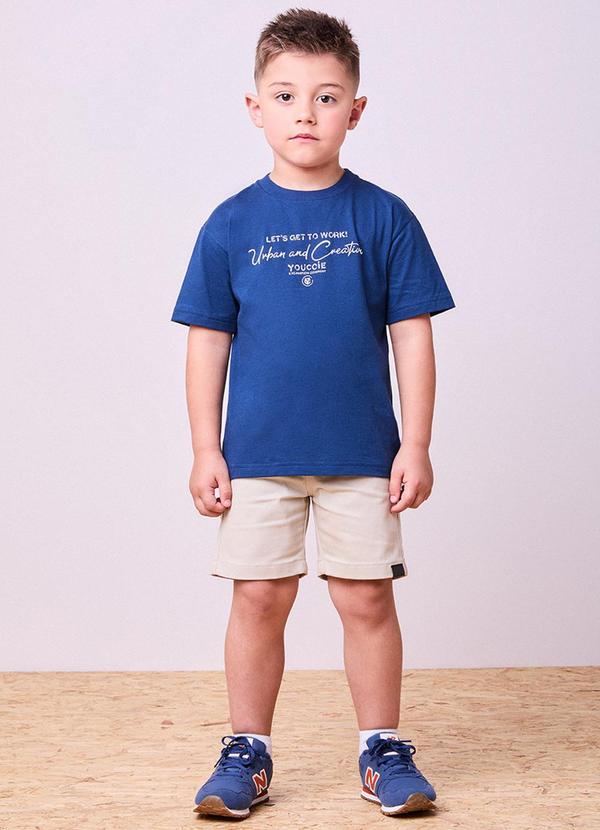 Conjunto Marinho Estampado Azul