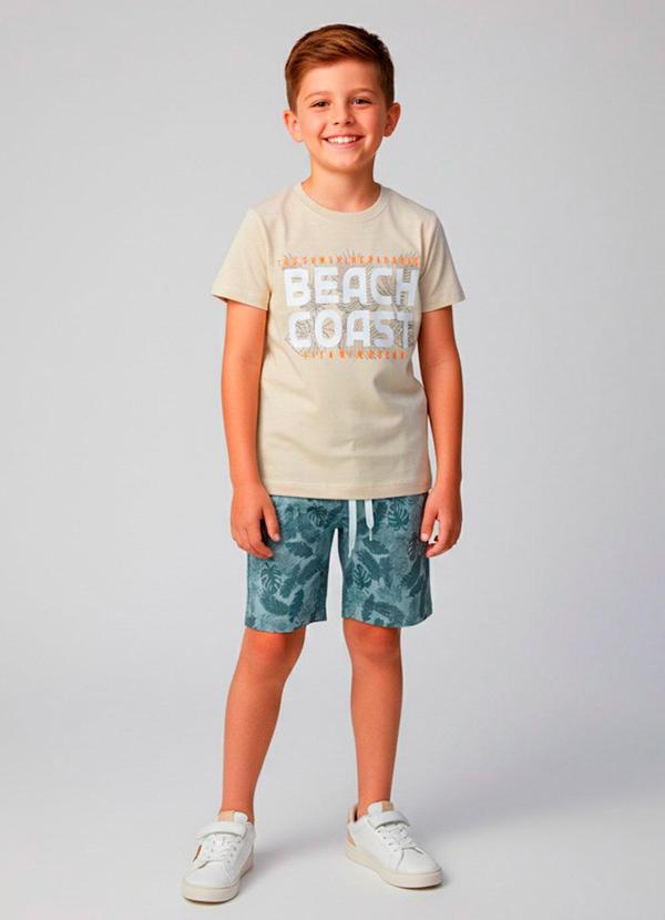 Vista 2 Conjunto Masculino Beach Coast Areia Keki Boys Keki Boys