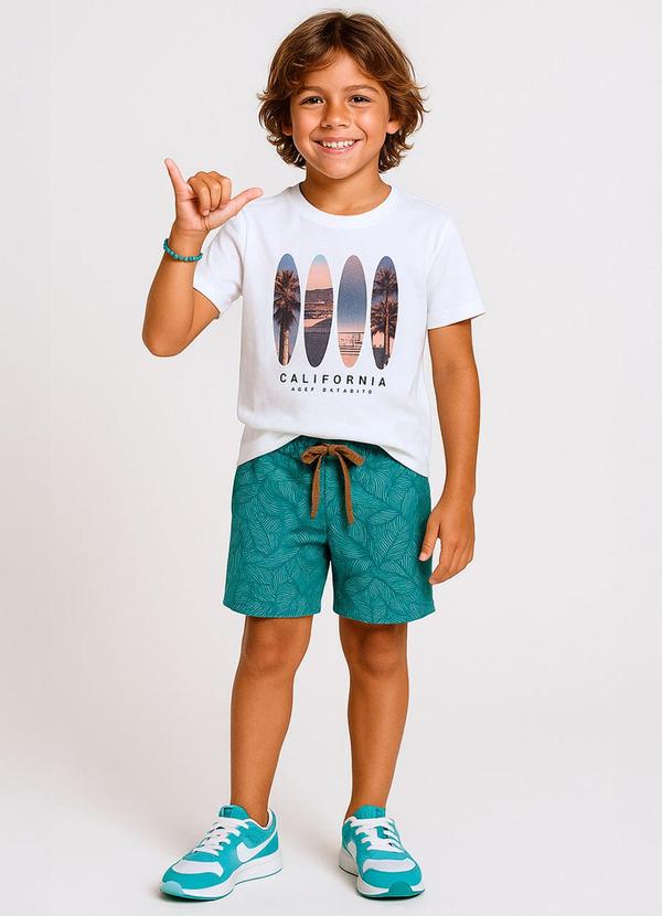 Vista 2 Conjunto Masculino Califórnia Branco Torrox Torrox