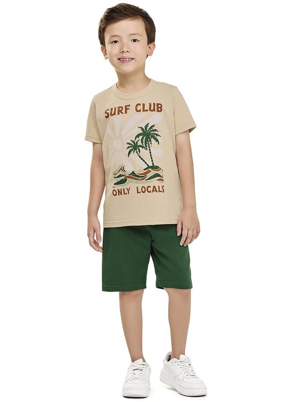 Conjunto Masculino Infantil Bege