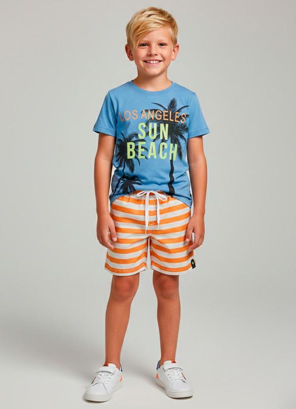 Vista 2 Conjunto Masculino Los Angeles Azul Keki Boys Keki Boys