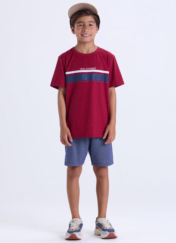 Vista 2 Conjunto Masculino Moulineblack Linhas Bordo VIDA COSTEIRA VIDA COSTEIRA