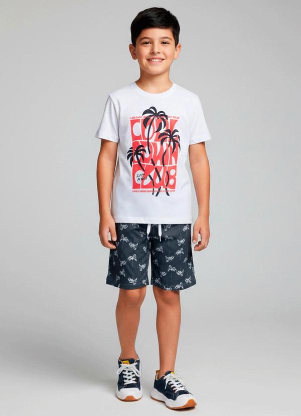 Vista 2 Conjunto Masculino Palmeira Cool Branco Torrox Torrox