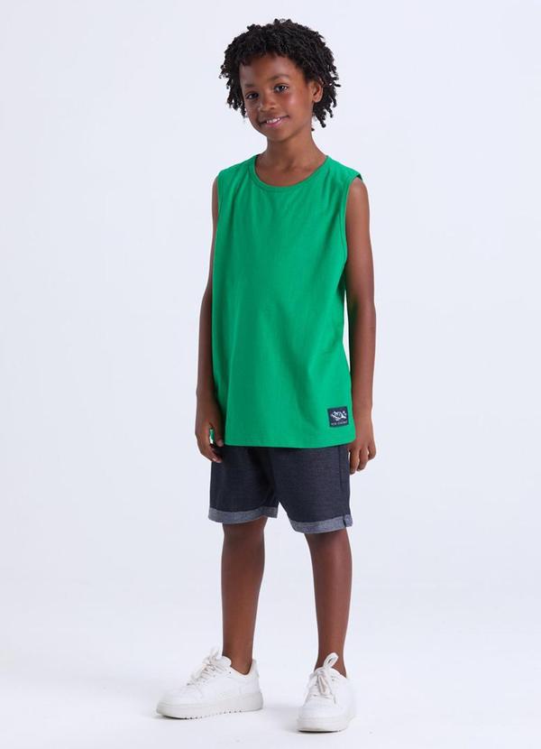 Vista 2 Conjunto Masculino Regata Casual Verde VIDA COSTEIRA VIDA COSTEIRA