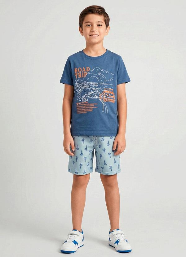 Vista 2 Conjunto Masculino Road Trip Cinza Keki Boys Keki Boys