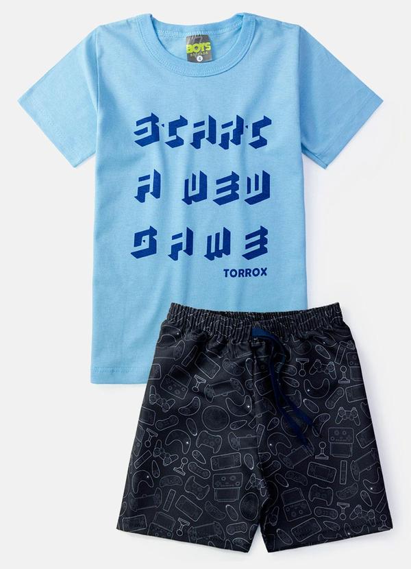 Vista 2 Conjunto Masculino Start a New Azul Bebê Boys Brigade Boys Brigade