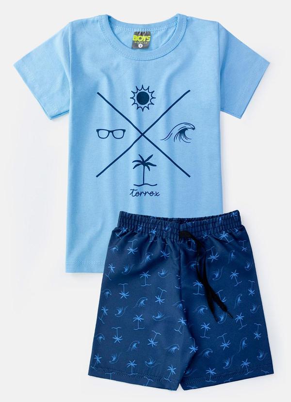 Vista 2 Conjunto Masculino Torrox Azul Boys Brigade Boys Brigade