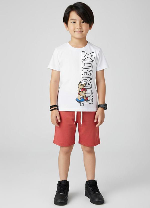 Vista 2 Conjunto Masculino Torrox Enjoy Branco Torrox
