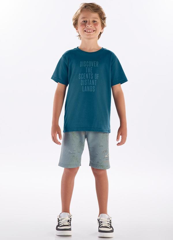 Conjunto Meia Malha Azul