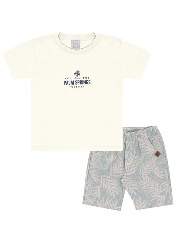 Conjunto Meia Malha Bege