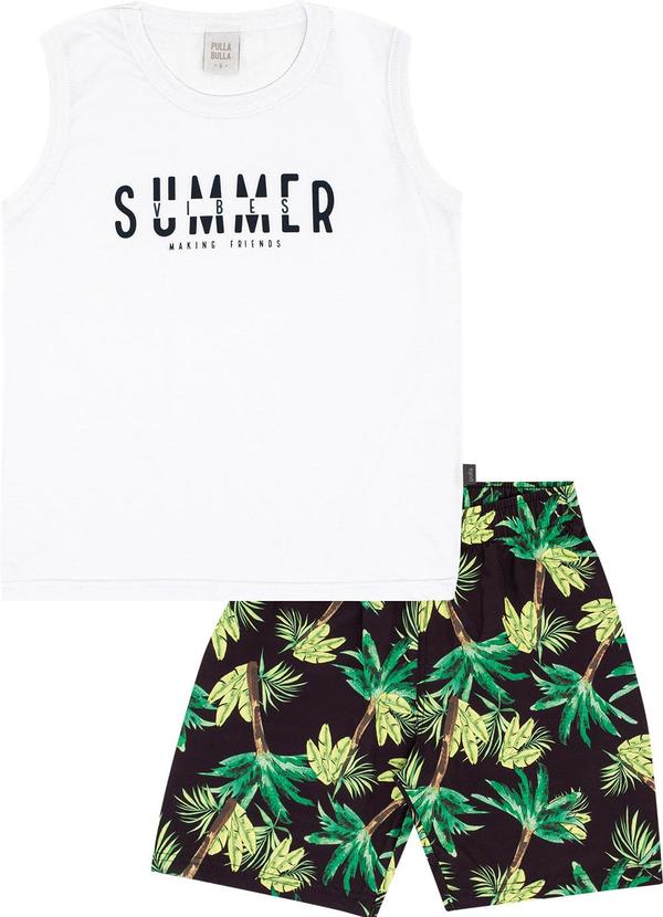 Conjunto Meia Malha Branco