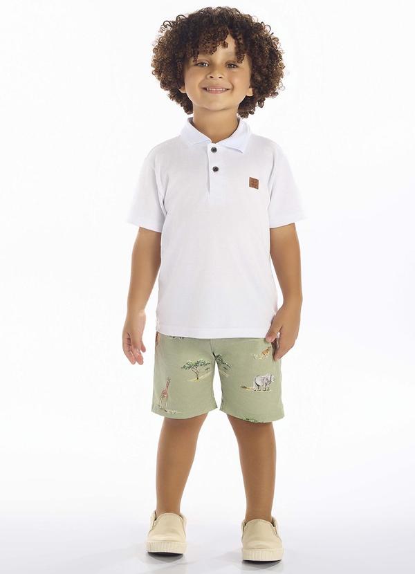 Conjunto Meia Malha Branco