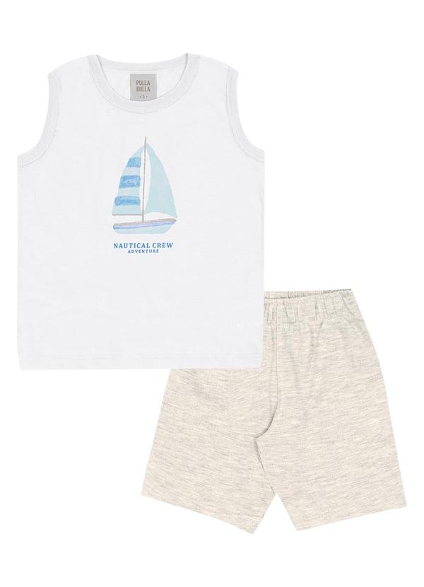 Conjunto Meia Malha Branco