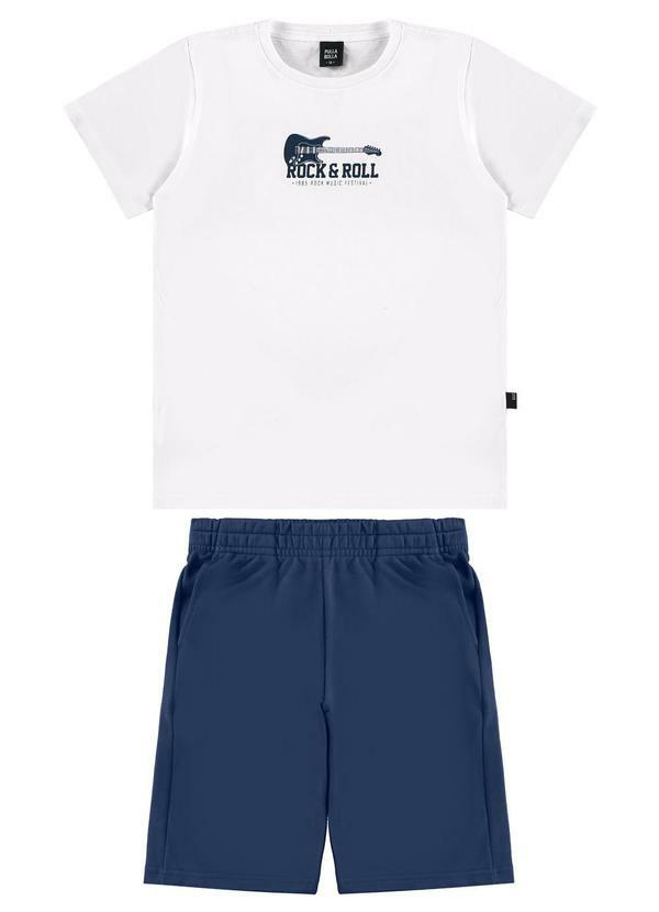 Conjunto Meia Malha Branco