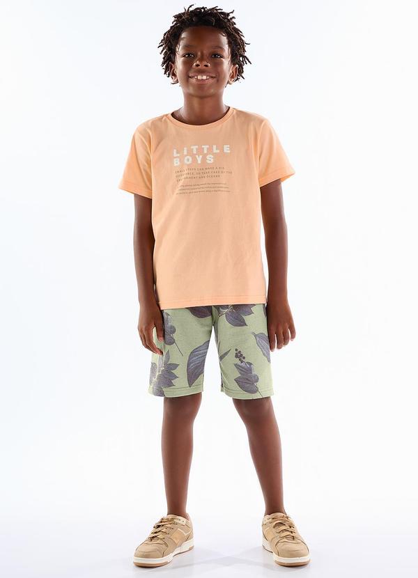 Conjunto Meia Malha Laranja
