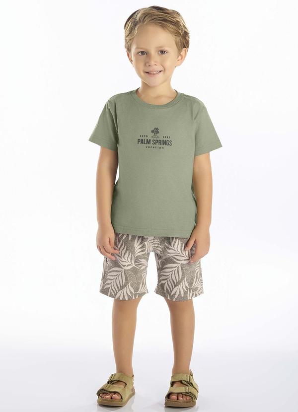 Conjunto Meia Malha Verde