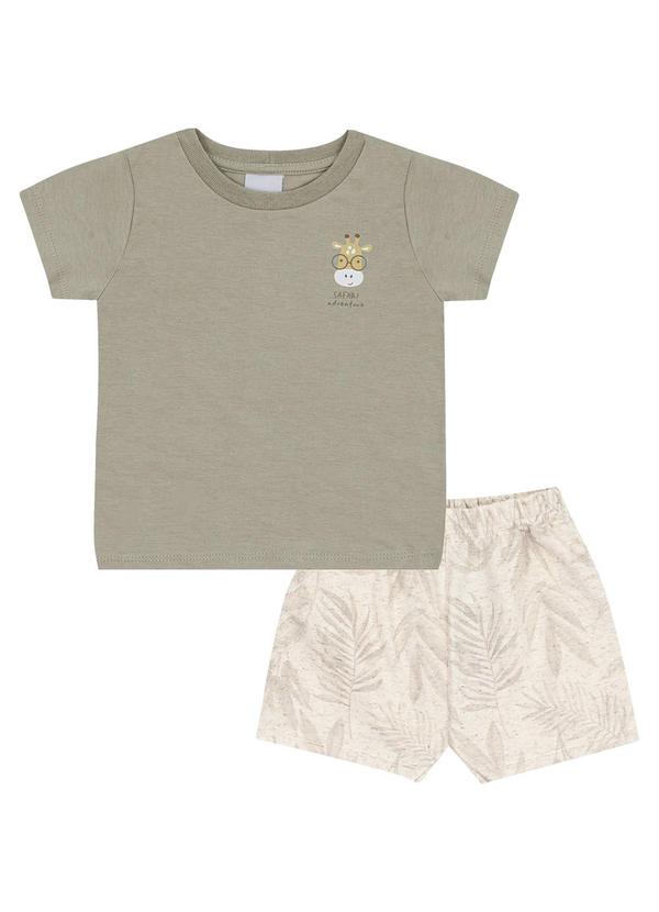 Conjunto Meia Malha Verde