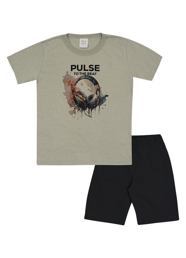 Conjunto Meia Malha Verde