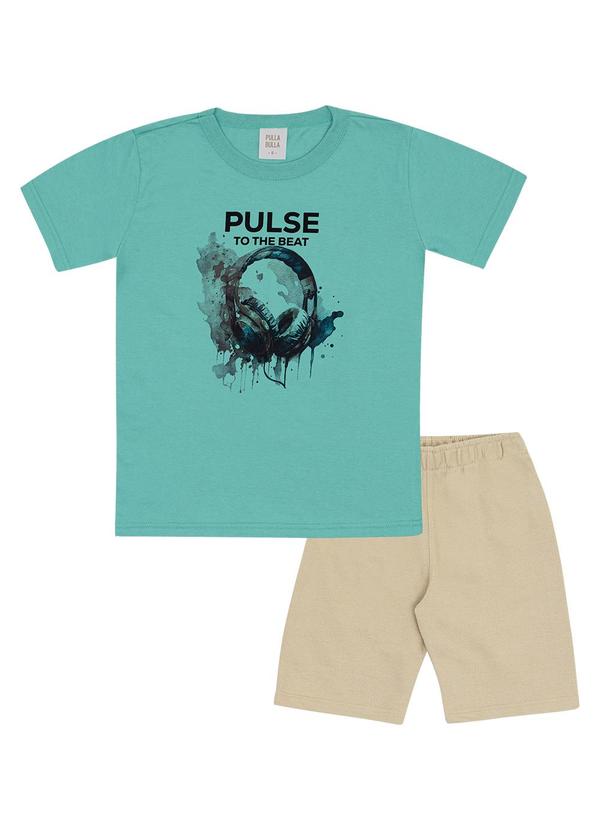 Conjunto Meia Malha Verde