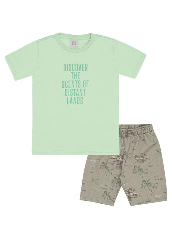 Conjunto Meia Malha Verde